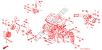 MOTORHALTERUNG für Honda INSIGHT DX 3 Türen 5 gang-Schaltgetriebe 2003
