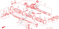 SERVOLENKGETRIEBE (RH) für Honda INSIGHT DX 3 Türen 5 gang-Schaltgetriebe 2001