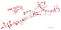 AUSPUFFROHR(DIESEL) für Honda ACCORD 2.0TDI 5 Türen 5 gang-Schaltgetriebe 2000