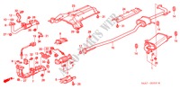 AUSPUFFROHR für Honda ACCORD 2.0IES 5 Türen 5 gang-Schaltgetriebe 2000