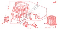 HEIZGEBLAESE(RH) für Honda ACCORD 1.8IES 5 Türen 5 gang-Schaltgetriebe 1999