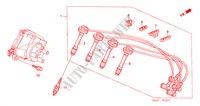 HOCHSPANNUNGSKABEL/STOEPSEL (1.8L/2.0L) für Honda ACCORD 2.0IES 5 Türen 5 gang-Schaltgetriebe 2000