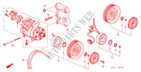 KLIMAANLAGE (KOMPRESSOR) für Honda ACCORD 2.0IES 5 Türen 5 gang-Schaltgetriebe 2000