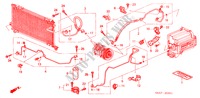 KLIMAANLAGE (SCHLAEUCHE/LEITUNGEN) (RH) für Honda ACCORD 1.8ILS 5 Türen 4 gang automatikgetriebe 2000