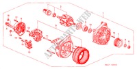 LICHTMASCHINE(BOSCH) für Honda ACCORD 2.0IES 5 Türen 5 gang-Schaltgetriebe 2000