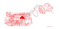 LUFTSTROEMUNGSSENSOR(DIESEL) für Honda ACCORD 2.0TDI 5 Türen 5 gang-Schaltgetriebe 2000