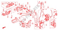 TUERSCHLOESSER, VORNE/ AEUSSERER GRIFF für Honda ACCORD 2.0IES 5 Türen 5 gang-Schaltgetriebe 2000
