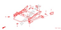 VORNE SITZKOMPONENTEN (R.) (2) für Honda ACCORD 1.8IES 5 Türen 5 gang-Schaltgetriebe 2000