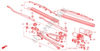 WINDSCHUTZSCHEIBENWISCHER (LH) für Honda ACCORD 2.0IES 5 Türen 5 gang-Schaltgetriebe 2000