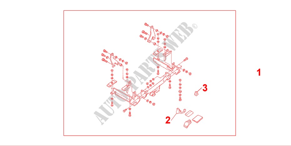 AHK STANDART DESIGN für Honda ACCORD 1.8IS 5 Türen 5 gang-Schaltgetriebe 1999