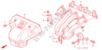 AUSPUFFKRUEMMER(2.3L) für Honda ACCORD 2.3SE    EXECUTIVE 5 Türen 4 gang automatikgetriebe 2002