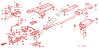 AUSPUFFROHR für Honda ACCORD 1.8ILS 5 Türen 5 gang-Schaltgetriebe 2001