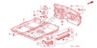 BODENMATTE für Honda ACCORD 1.8ILS 5 Türen 5 gang-Schaltgetriebe 2001