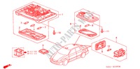 INNENLEUCHTE für Honda ACCORD 1.8ILS 5 Türen 5 gang-Schaltgetriebe 2001