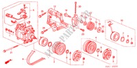 KLIMAANLAGE (KOMPRESSOR) (1.6L) für Honda ACCORD 1.6ISE 5 Türen 5 gang-Schaltgetriebe 2001
