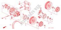 KLIMAANLAGE (KOMPRESSOR) (1.8L/2.0L) für Honda ACCORD 1.8ILS 5 Türen 5 gang-Schaltgetriebe 2002