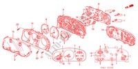KOMBIINSTRUMENT BAUTEILE für Honda ACCORD 1.8ILS 5 Türen 5 gang-Schaltgetriebe 2002