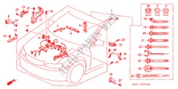 MOTORKABELBAUM(LH) für Honda ACCORD 2.0ILS 5 Türen 4 gang automatikgetriebe 2001