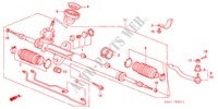 SERVOLENKGETRIEBE (RH) für Honda ACCORD 1.8IS 5 Türen 5 gang-Schaltgetriebe 2001