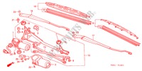 WINDSCHUTZSCHEIBENWISCHER (RH) für Honda ACCORD 1.8IE 5 Türen 5 gang-Schaltgetriebe 2002