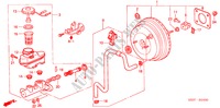 HAUPTBREMSZYLINDER/ MASTER POWER(LH) für Honda LOGO LOGO 3 Türen vollautomatische 2000
