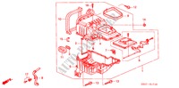 HEIZUNGSSCHACHT(RH) für Honda LOGO LOGO 3 Türen 5 gang-Schaltgetriebe 1999