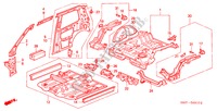 INNENBLECHE für Honda LOGO LOGO 3 Türen 5 gang-Schaltgetriebe 2000