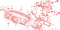 INSTRUMENTENBRETT(LH) für Honda LOGO LOGO 3 Türen 5 gang-Schaltgetriebe 2000