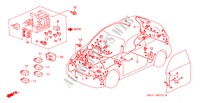 KABELBAUM(RH) für Honda LOGO LOGO 3 Türen 5 gang-Schaltgetriebe 2000