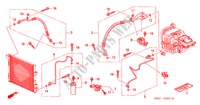 KLIMAANLAGE (SCHLAEUCHE/LEITUNGEN) (RH) für Honda LOGO LOGO 3 Türen 5 gang-Schaltgetriebe 2000