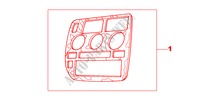 METALL DEKORSATZ für Honda LOGO LOGO 3 Türen 5 gang-Schaltgetriebe 2000