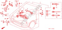 MOTORKABELBAUM(LH) für Honda LOGO LOGO 3 Türen 5 gang-Schaltgetriebe 2000