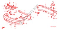 STOSSFAENGER für Honda LOGO LOGO 3 Türen 5 gang-Schaltgetriebe 2000