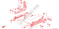 VORNE SITZKOMPONENTEN (R.) (2) für Honda LOGO LOGO 3 Türen 5 gang-Schaltgetriebe 2000