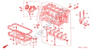 ZYLINDERBLOCK/OELWANNE für Honda LOGO LOGO 3 Türen 5 gang-Schaltgetriebe 2000