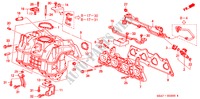 ANSAUGKRUEMMER für Honda CIVIC 1.6SE 4 Türen 5 gang-Schaltgetriebe 2001