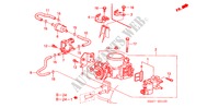 DROSSELKLAPPENGEHAEUSE für Honda CIVIC 1.6SE 4 Türen 5 gang-Schaltgetriebe 2001
