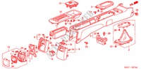 KONSOLE für Honda CIVIC 1.6SE 4 Türen 5 gang-Schaltgetriebe 2001