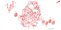 KUPPLUNGSGEHAEUSE für Honda CIVIC 1.6SE 4 Türen 5 gang-Schaltgetriebe 2001