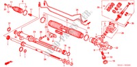 SERVOLENKGETRIEBE BAUTEILE(HPS)(LH) für Honda CIVIC VTI 4 Türen 5 gang-Schaltgetriebe 2001