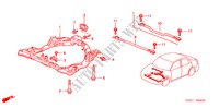 VORDERER HILFSRAHMEN für Honda CIVIC 1.6SE 4 Türen 5 gang-Schaltgetriebe 2001