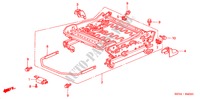 VORNE SITZKOMPONENTEN(R.)(1) für Honda CIVIC 1.6SE 4 Türen 5 gang-Schaltgetriebe 2001