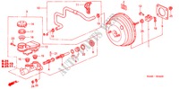 HAUPTBREMSZYLINDER/ MASTER POWER(LH) für Honda CIVIC VTI 4 Türen 4 gang automatikgetriebe 2004