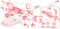 KOMBISCHALTER(RH) für Honda CIVIC 1.4 S 4 Türen 4 gang automatikgetriebe 2005