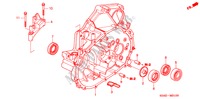 KUPPLUNGSGEHAEUSE für Honda CIVIC 1.6 LS 4 Türen 5 gang-Schaltgetriebe 2004