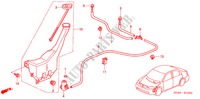 WINDSCHUTZSCHEIBENWASCHER(1) für Honda CIVIC VTI 4 Türen 4 gang automatikgetriebe 2003