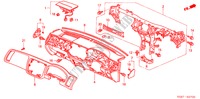INSTRUMENTENBRETT(RH) für Honda CIVIC HYBRID HYBRID 4 Türen 5 gang-Schaltgetriebe 2005