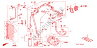 KLIMAANLAGE (SCHLAEUCHE/LEITUNGEN) (LH) für Honda CIVIC HYBRID HYBRID 4 Türen 5 gang-Schaltgetriebe 2004