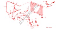 KUEHLERSCHLAUCH/RESERVETANK für Honda CIVIC HYBRID HYBRID 4 Türen 5 gang-Schaltgetriebe 2005