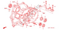 KUPPLUNGSGEHAEUSE für Honda CIVIC HYBRID HYBRID 4 Türen 5 gang-Schaltgetriebe 2005